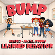 Learned Behavior BUMP Socials Game - No Prep Grade 3 Review Activity
