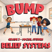 Belief Systems BUMP Socials Game - No Prep Grade 3 Review Activity