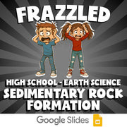 Sedimentary Rock Formation FRAZZLED Game - No Prep Earth Science Review Activity