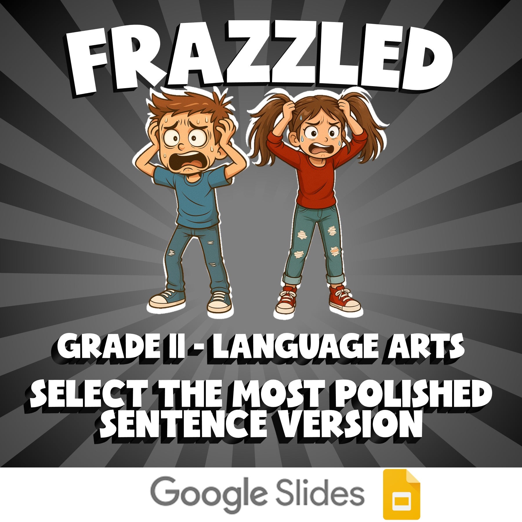 Select the Most Polished Sentence Version FRAZZLED ELA Game - No Prep Grade 11
