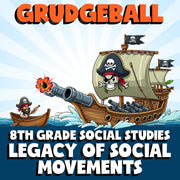 Legacy of Social Movements GRUDGEBALL Socials Game - No Prep Grade 8 Review