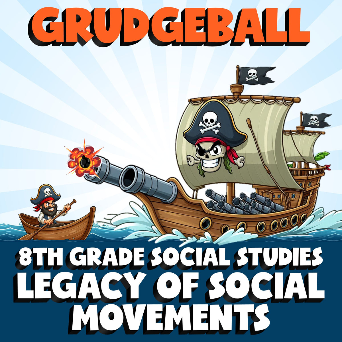 Legacy of Social Movements GRUDGEBALL Socials Game - No Prep Grade 8 Review