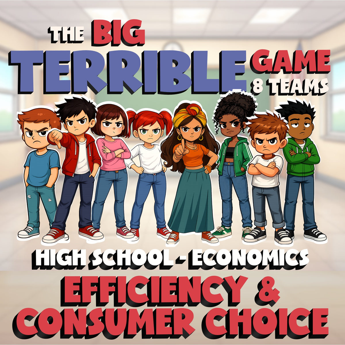 Efficiency & Consumer Choice BIG TERRIBLE GAME - No Prep Economics Review