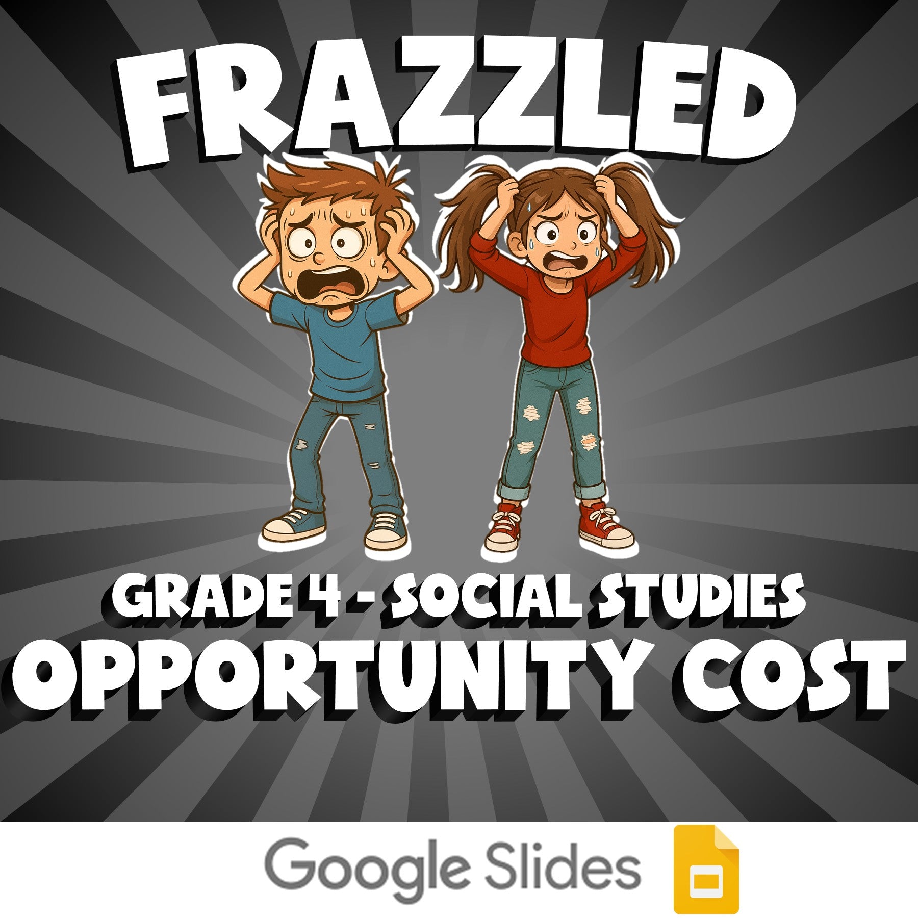 Opportunity Cost FRAZZLED Socials Game - No Prep Grade 4 Review Activity