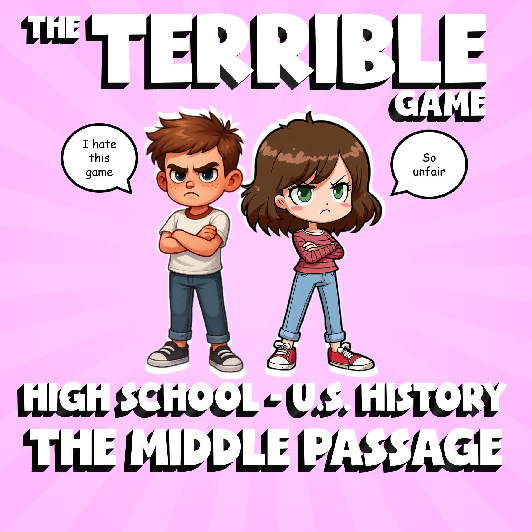 The Middle Passage THE TERRIBLE GAME - No Prep U.S. History Review Activity