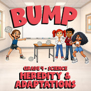 Heredity & Adaptations BUMP Science Game - No Prep Grade 4 Review Activity