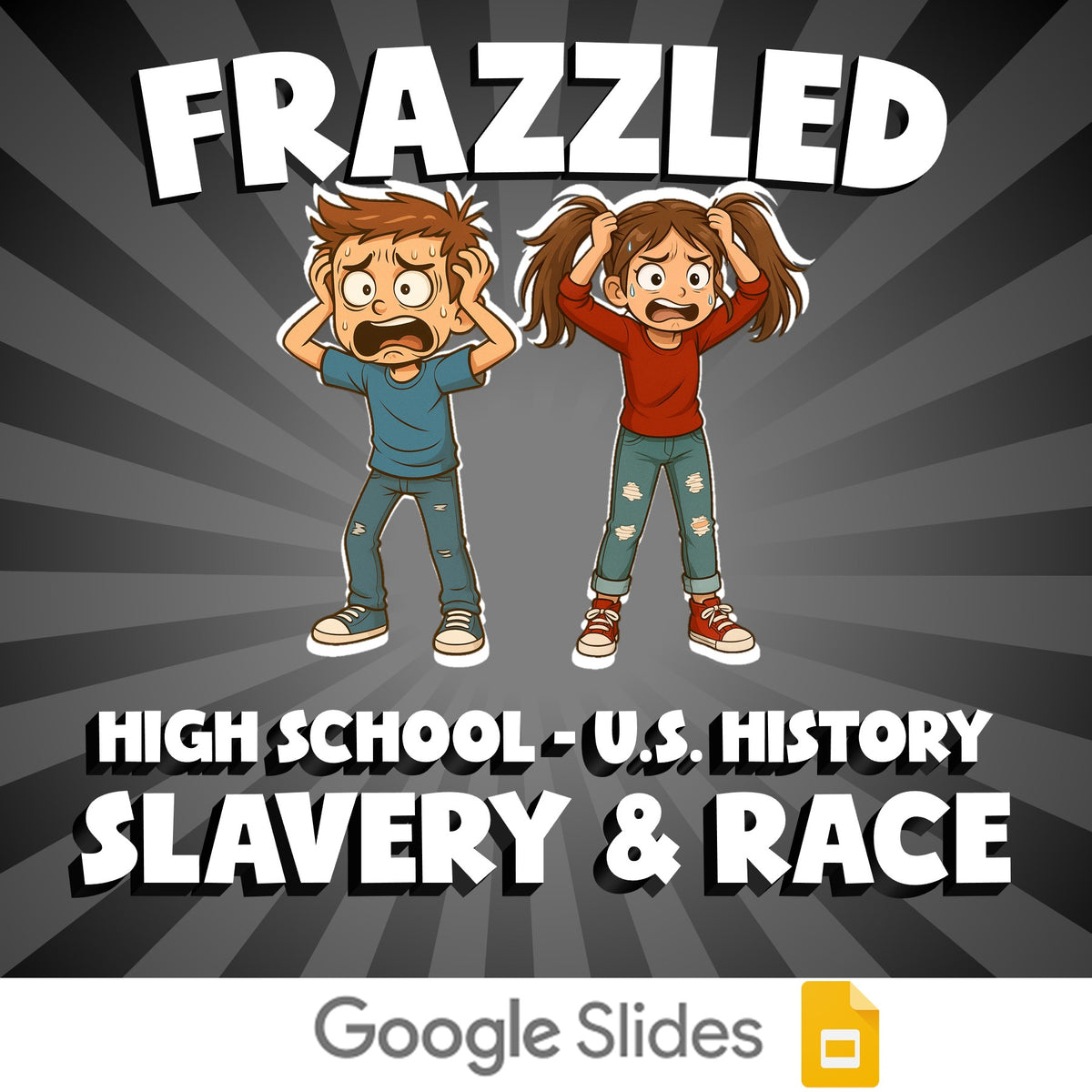 Slavery & Race FRAZZLED U.S. History Game - No Prep Review Activity