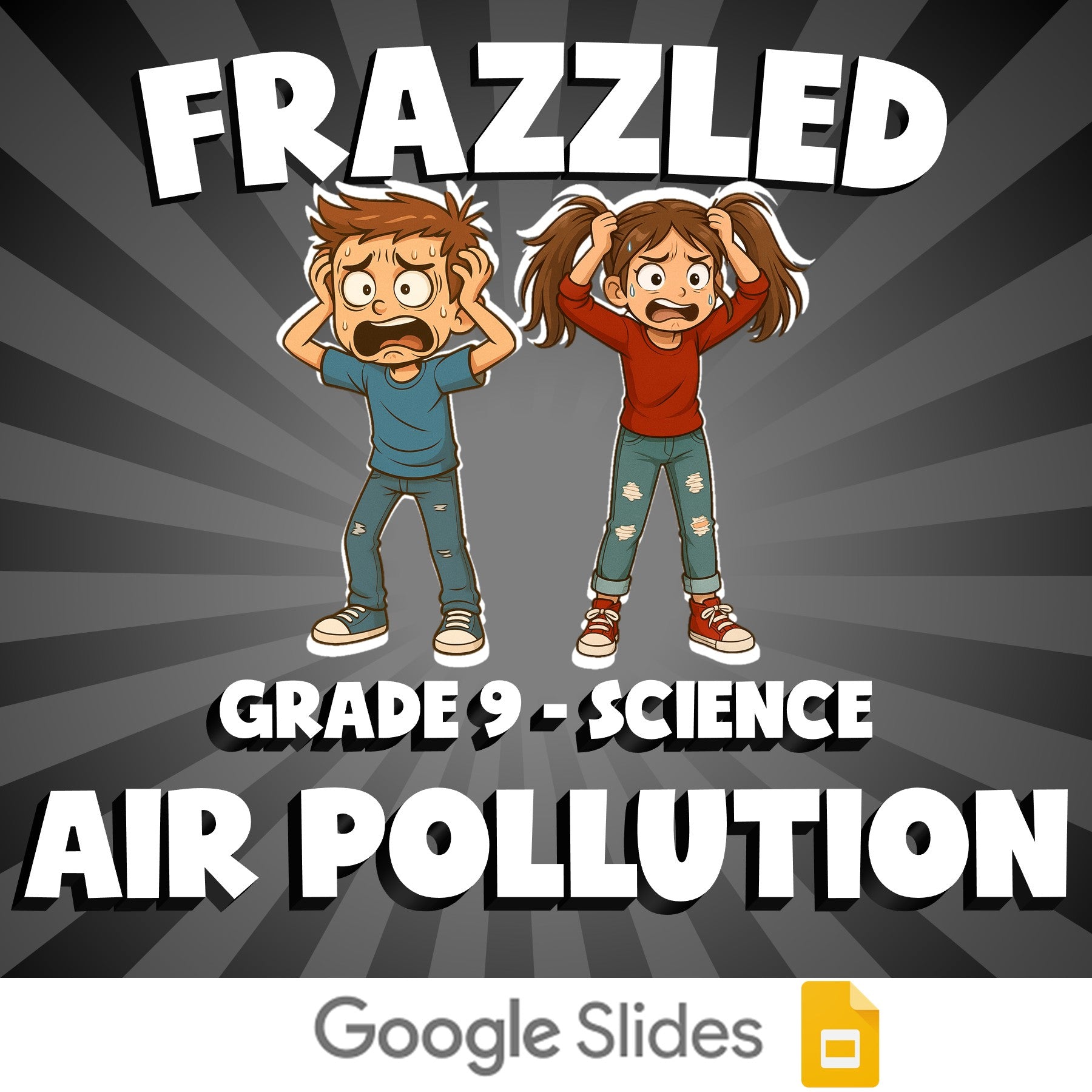 Air Pollution FRAZZLED Science Game - No Prep Grade 9 Review Activity