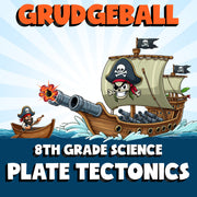 Plate Tectonics GRUDGEBALL Science Game - No Prep Grade 8 Review Activity