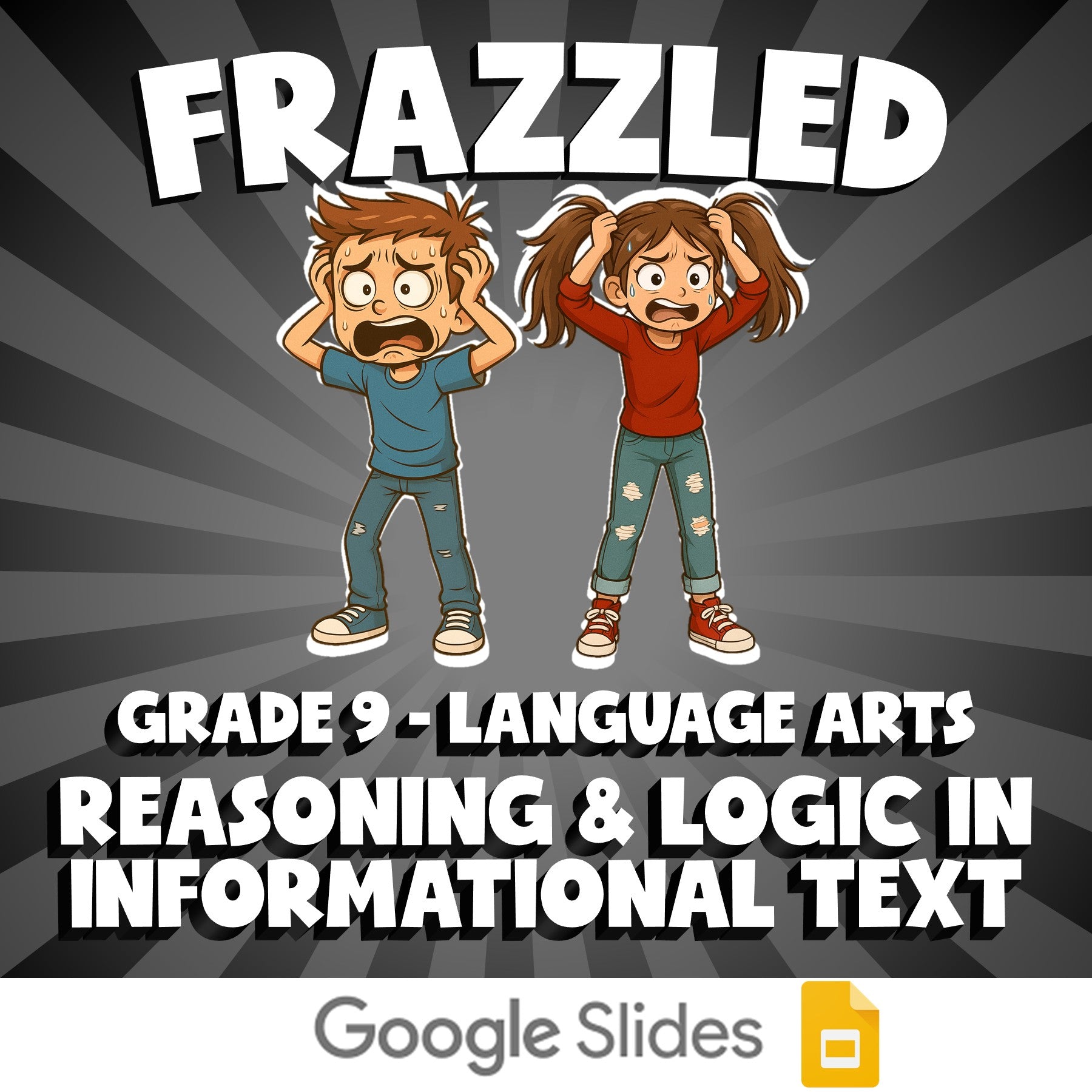 Reasoning & Logic in Informational Text FRAZZLED ELA Game - No Prep Grade 9