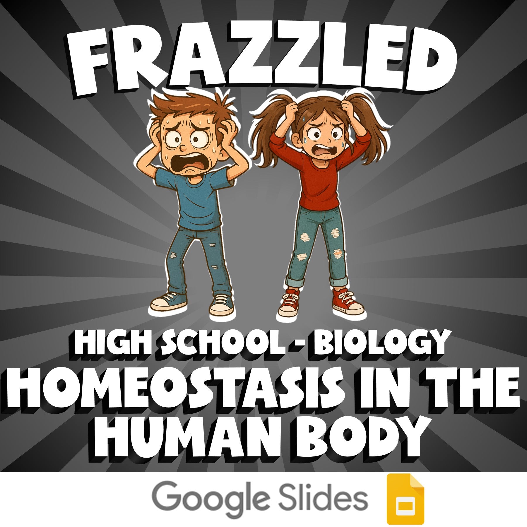 Homeostasis in the Human Body FRAZZLED Science Game - No Prep Biology Review