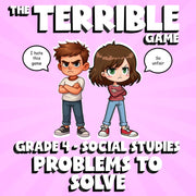 Problems to Solve THE TERRIBLE GAME - No Prep Grade 4 Socials Review Activity