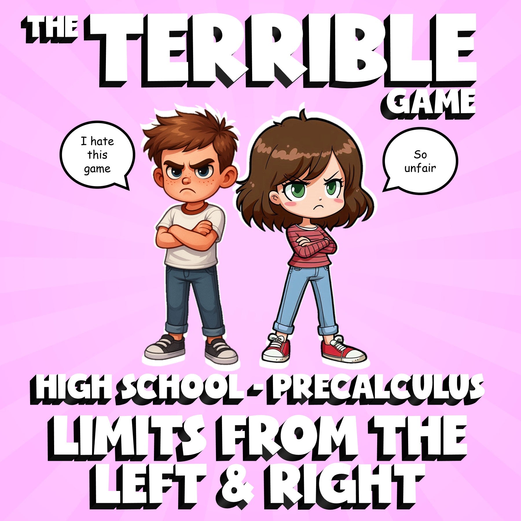 Limits from the Left & Right THE TERRIBLE GAME - No Prep PreCalculus Math Review