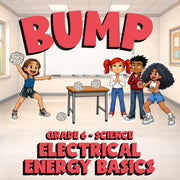 Electrical Energy Basics BUMP Science Game - No Prep Grade 6 Review Activity