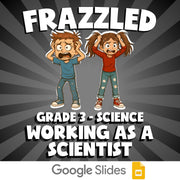 Working as a Scientist FRAZZLED Science Game - No Prep Grade 3 Review Activity