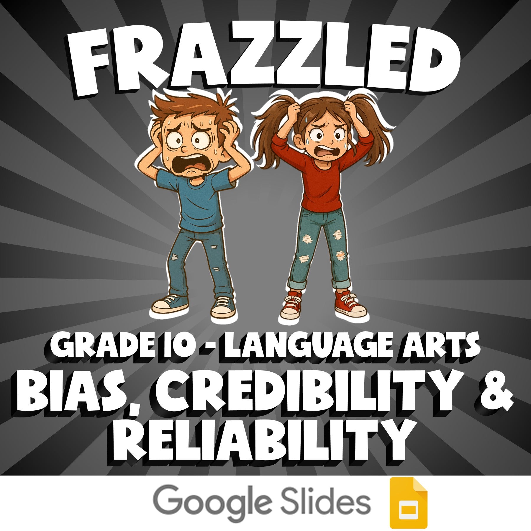 Bias, Credibility & Reliability FRAZZLED ELA Game - No Prep Grade 10 Review