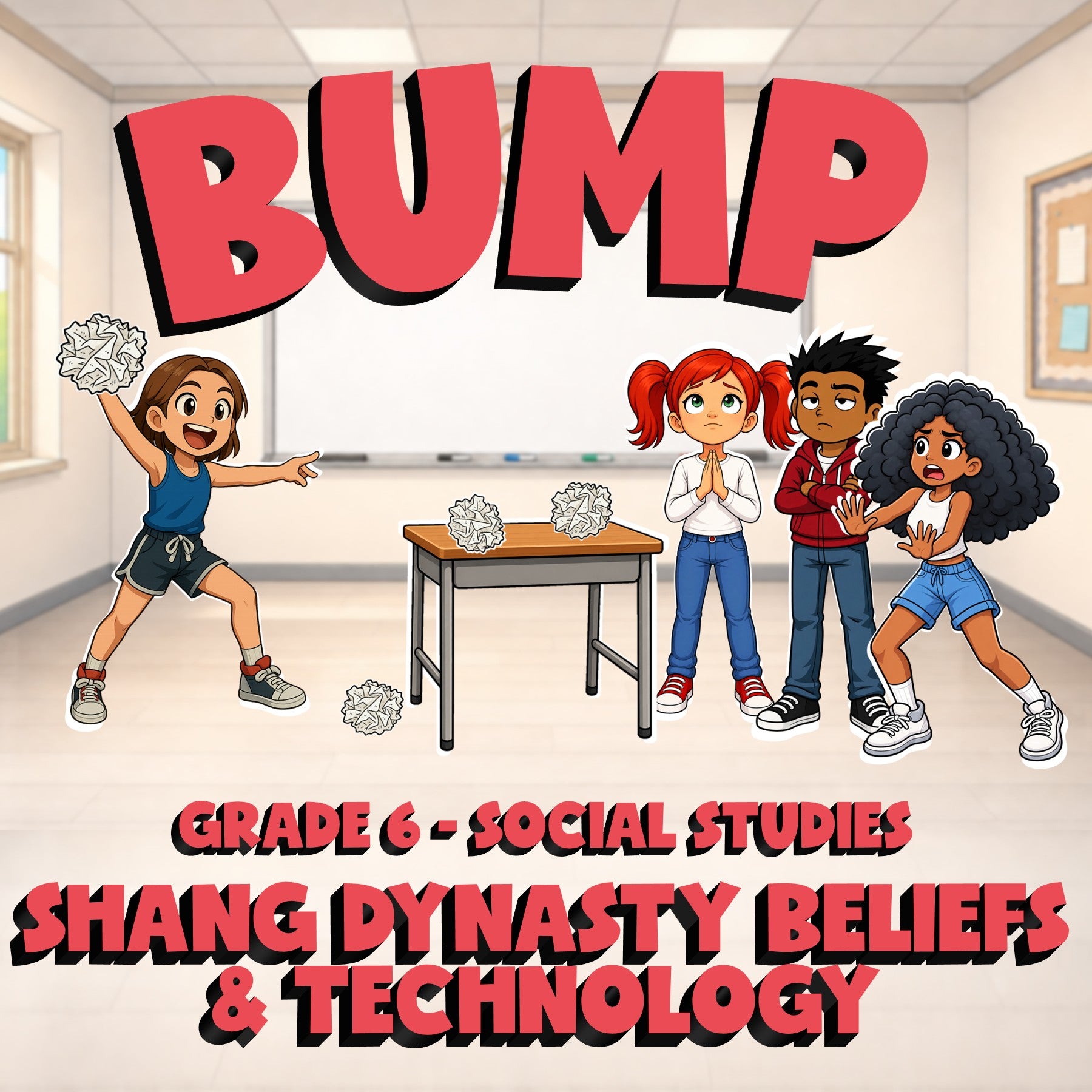 Shang Dynasty Beliefs & Technology BUMP Socials Game - No Prep Grade 6 Review