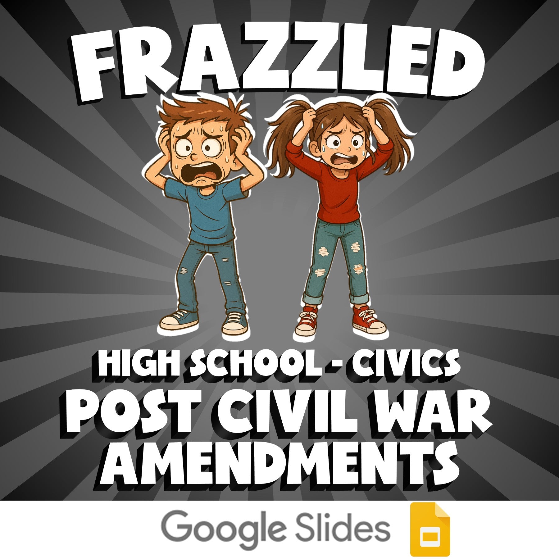 Post Civil War Amendments FRAZZLED Civics Game - No Prep Review Activity