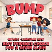 Best Evidence Choice for a Given Claim BUMP ELA Game - No Prep Grade 11 Review
