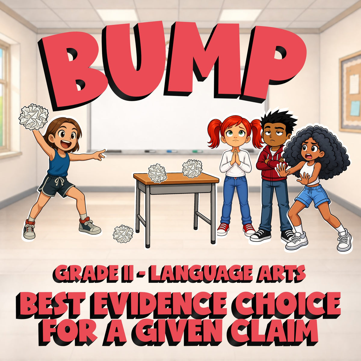Best Evidence Choice for a Given Claim BUMP ELA Game - No Prep Grade 11 Review