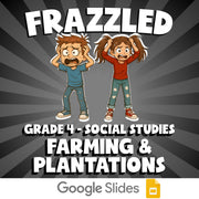 Farming & Plantations FRAZZLED Socials Game - No Prep Grade 4 Review Activity