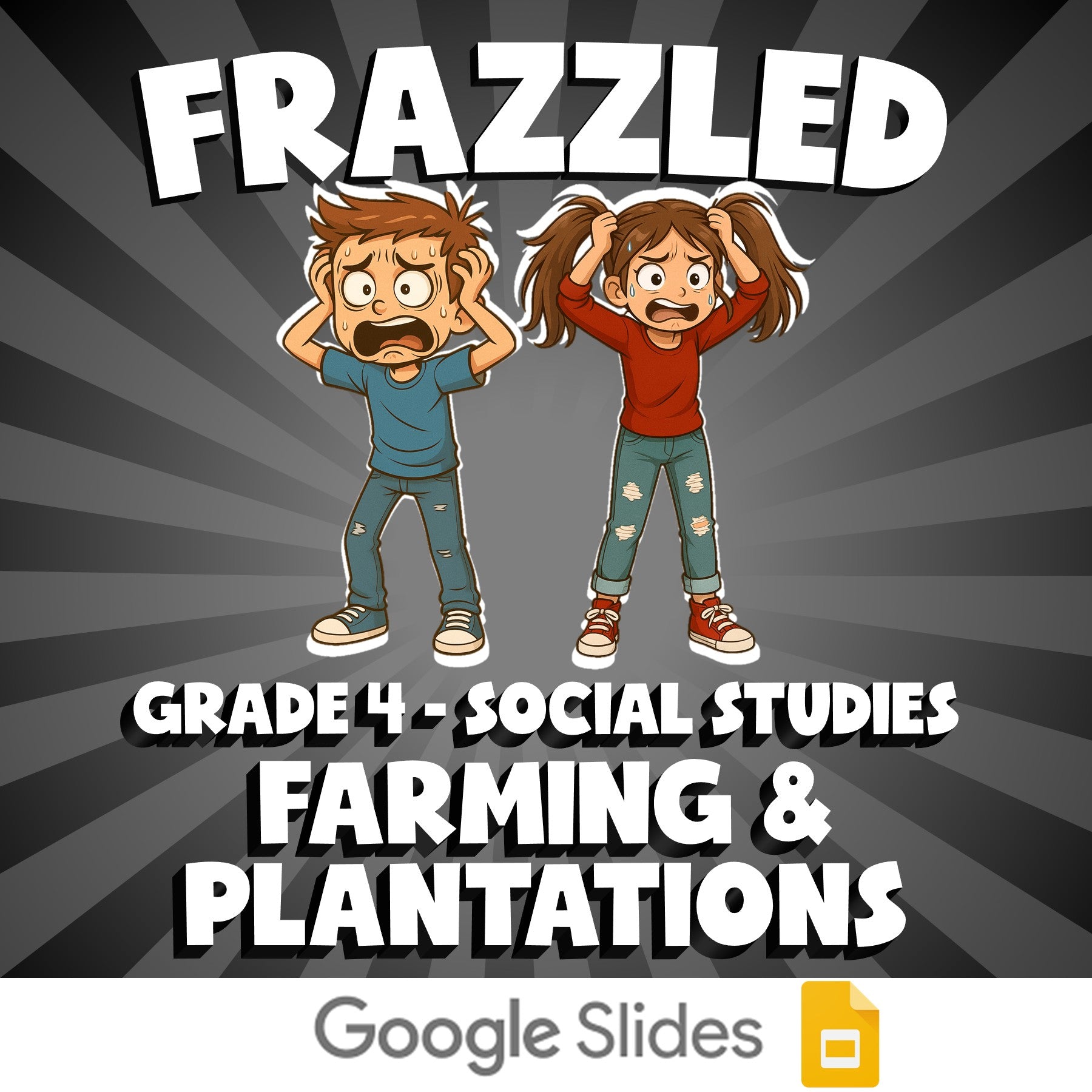 Farming & Plantations FRAZZLED Socials Game - No Prep Grade 4 Review Activity