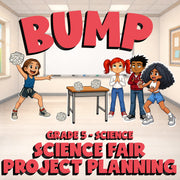 Science Fair Project Planning BUMP Science Game - No Prep Grade 5 Review