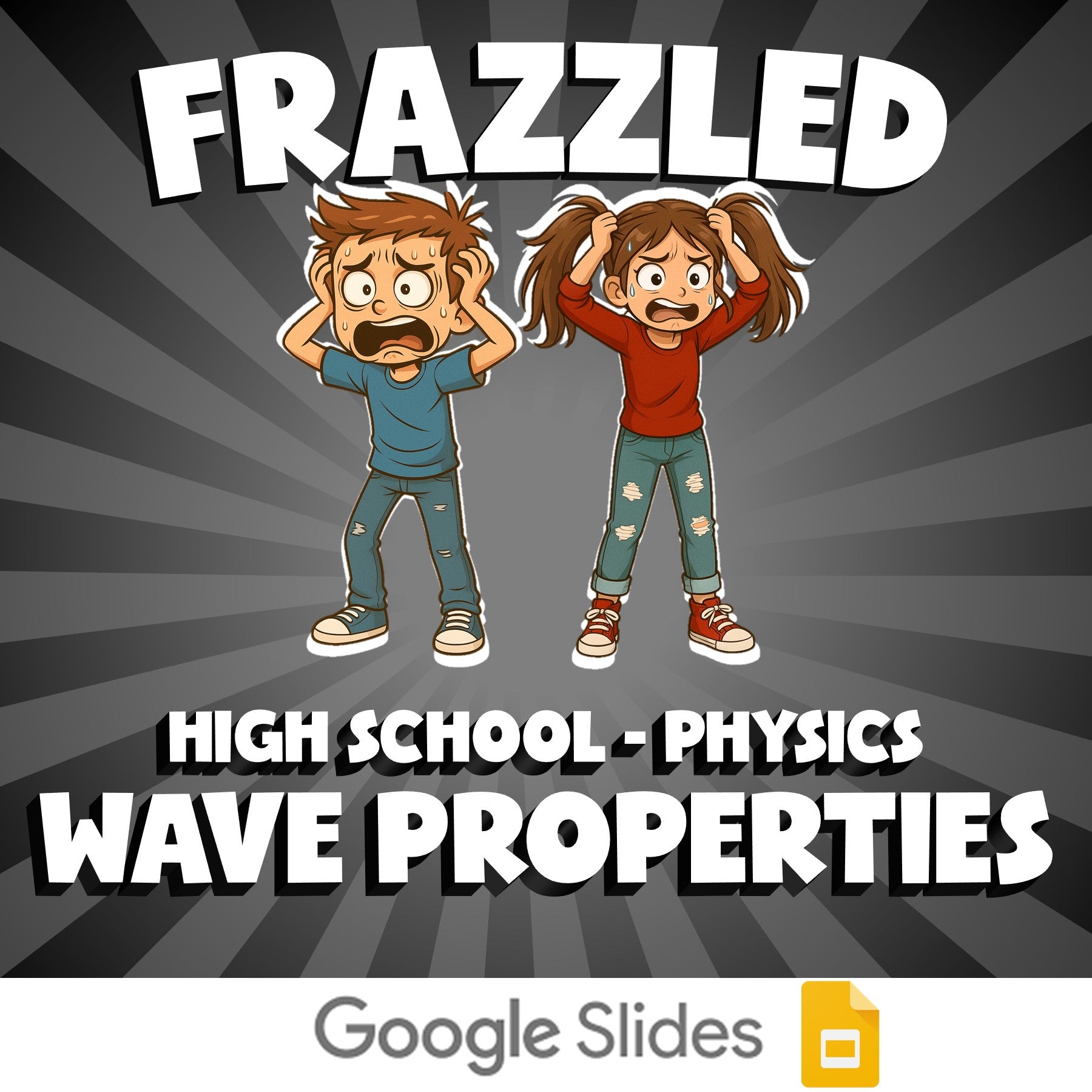 Wave Properties FRAZZLED Science Game - No Prep Physics Review Activity