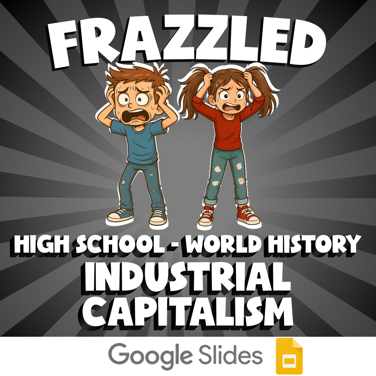 Industrial Capitalism FRAZZLED Game - No Prep World History Review Activity