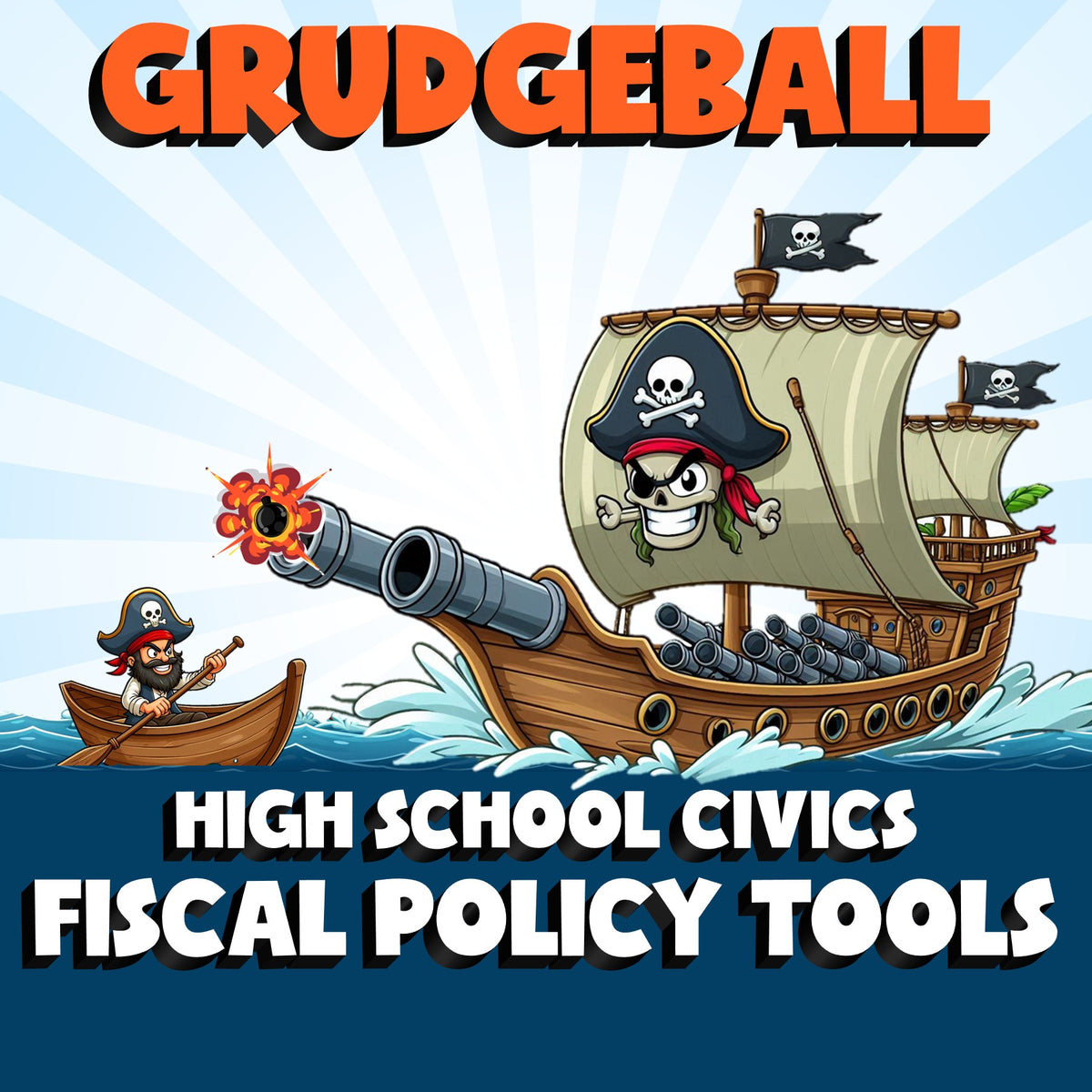 Fiscal Policy Tools GRUDGEBALL Civics Game - No Prep Review Activity