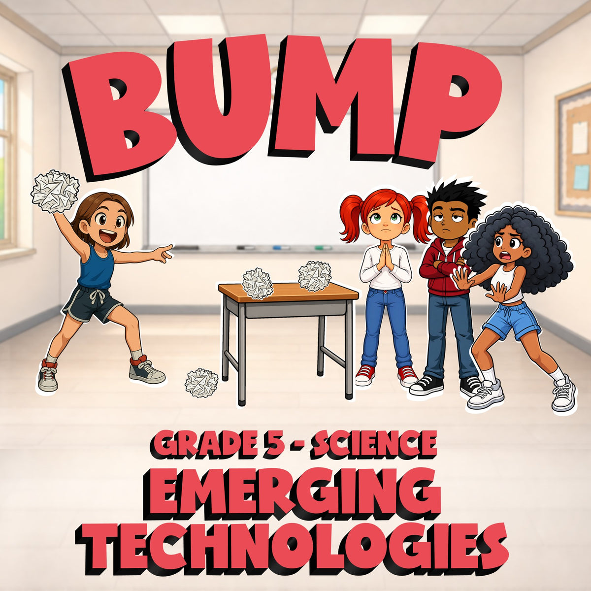 Emerging Technologies BUMP Science Game - No Prep Grade 5 Review Activity