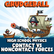Contact vs Noncontact Forces GRUDGEBALL Science Game - No Prep Physics Review