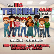 Find the Error - Age, Birthday, Nationality, Origin BIG TERRIBLE GAME - Spanish