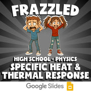 Specific Heat & Thermal Response FRAZZLED Science Game - No Prep Physics Review