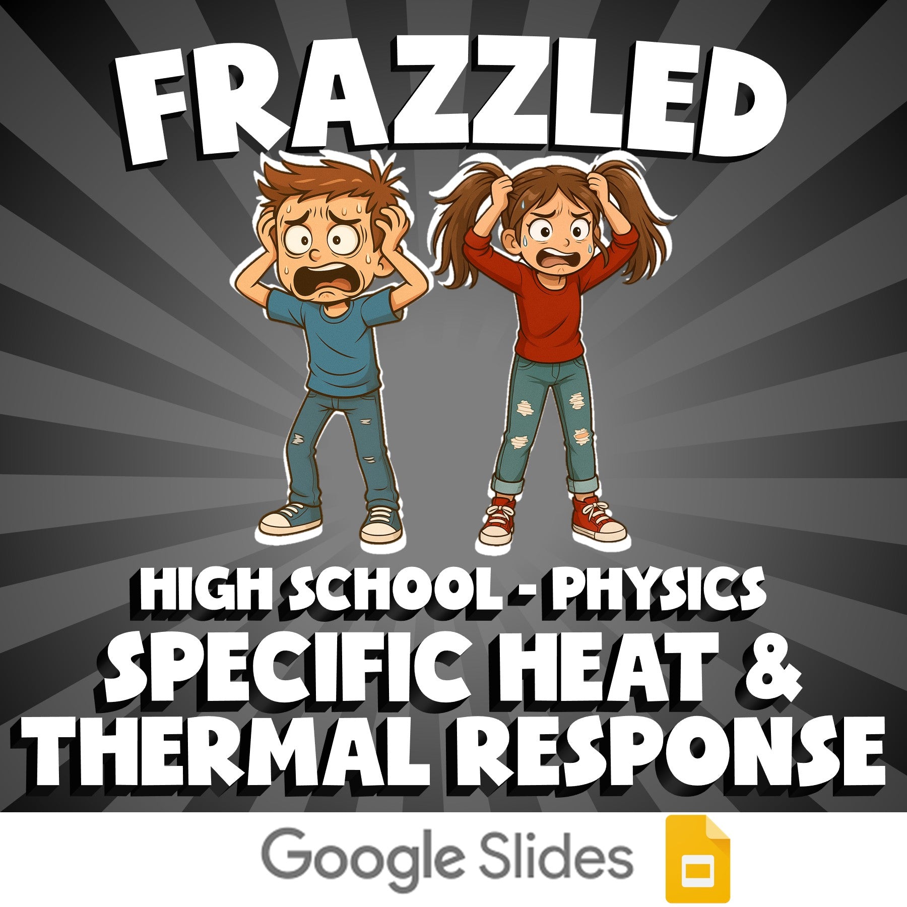 Specific Heat & Thermal Response FRAZZLED Science Game - No Prep Physics Review