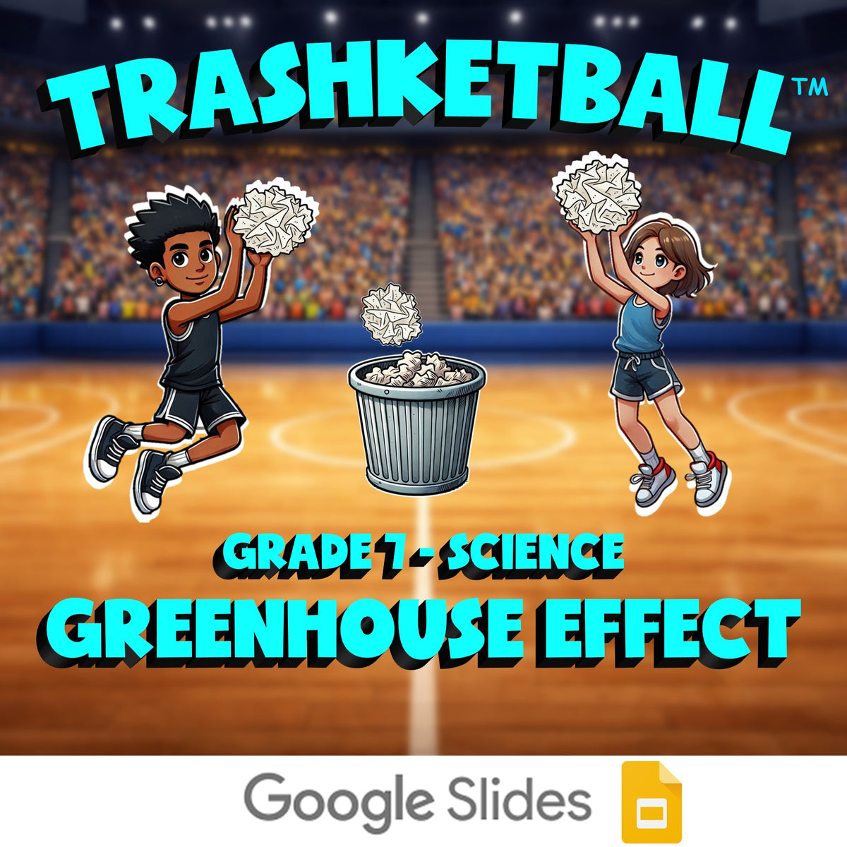 Greenhouse Effect TRASHKETBALL Science Game - No Prep Grade 7 Review Activity