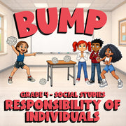 Responsibility of Individuals BUMP Socials Game - No Prep Grade 4 Review
