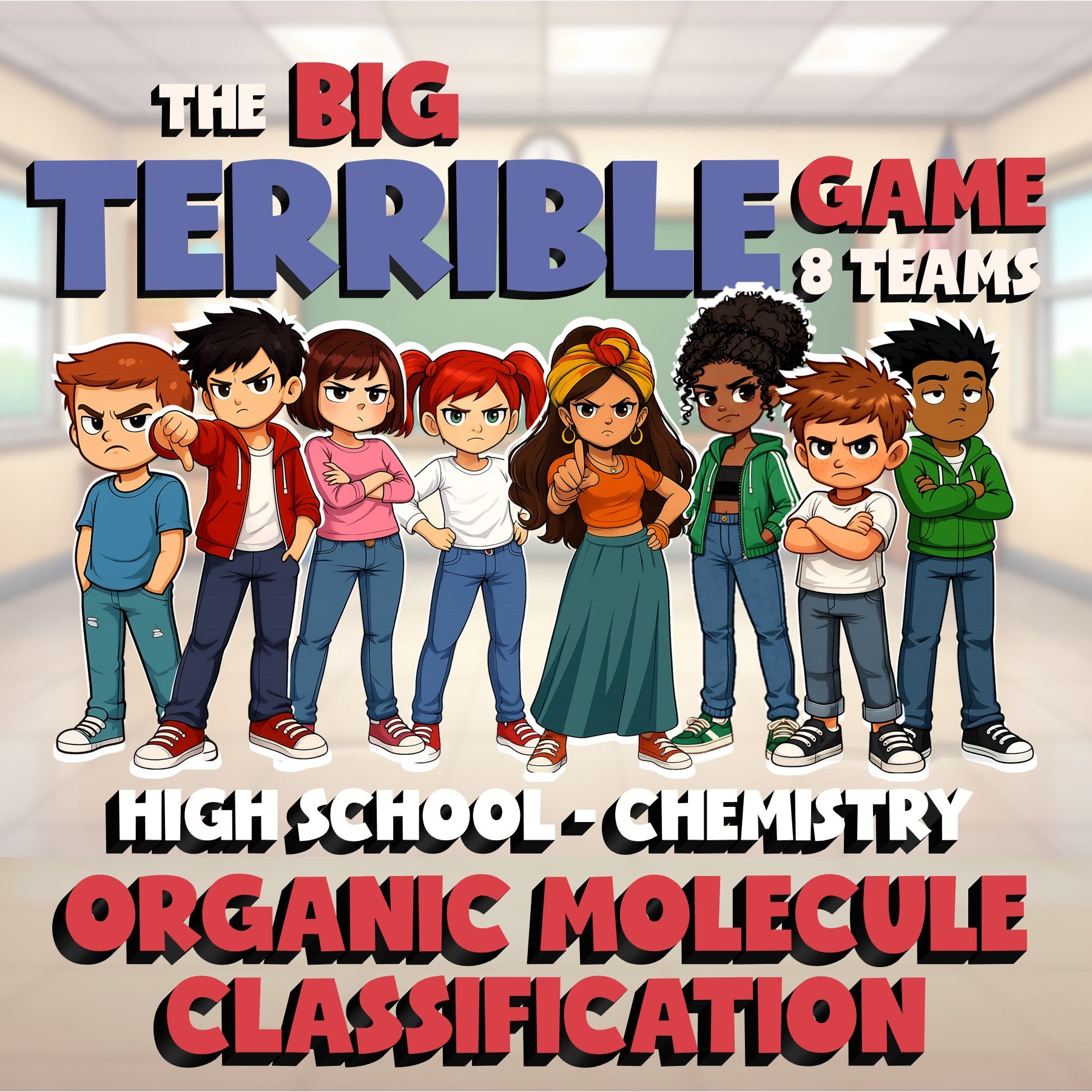 Organic Molecule Classification BIG TERRIBLE GAME - Chemistry Science Review