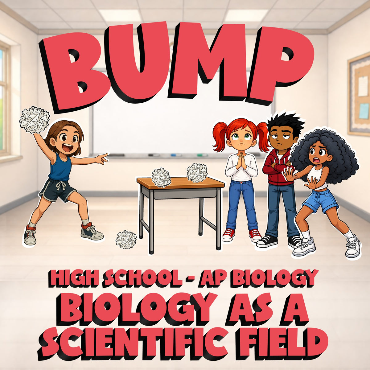Biology as a Scientific Field BUMP Science Game - No Prep AP Biology Review