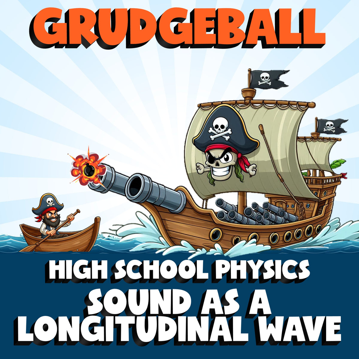 Sound as a Longitudinal Wave GRUDGEBALL Science Game - No Prep Physics Review