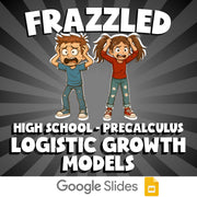 Logistic Growth Models FRAZZLED Math Game - No Prep PreCalculus Review Activity