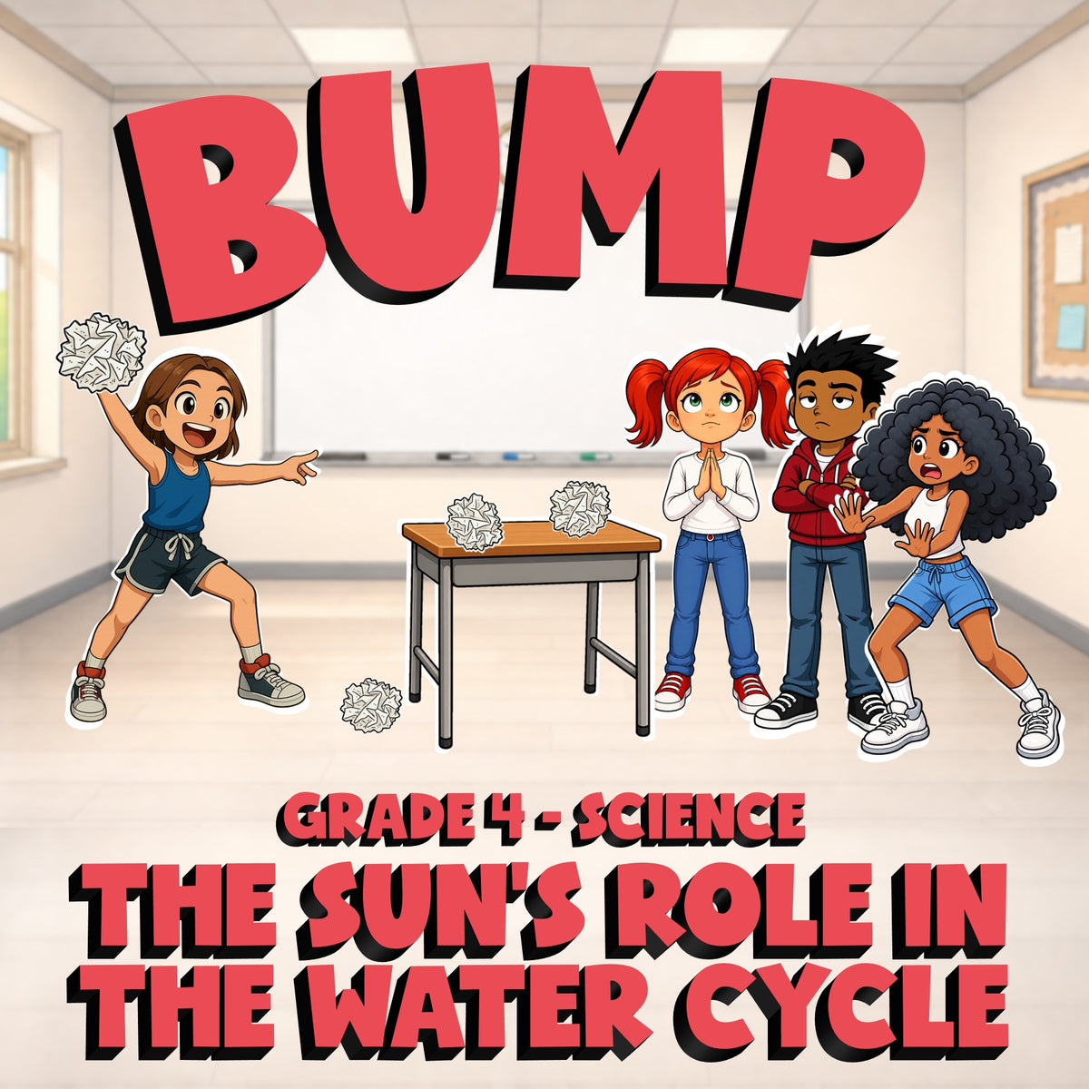 The Sun’s Role in the Water Cycle BUMP Science Game - No Prep Grade 4 Review
