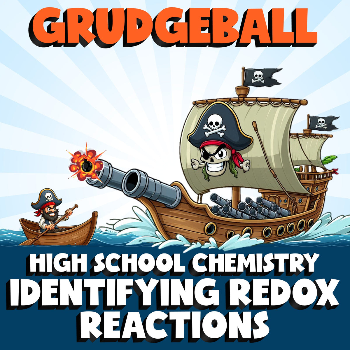Identifying Redox Reactions GRUDGEBALL Science Game - No Prep Chemistry Review