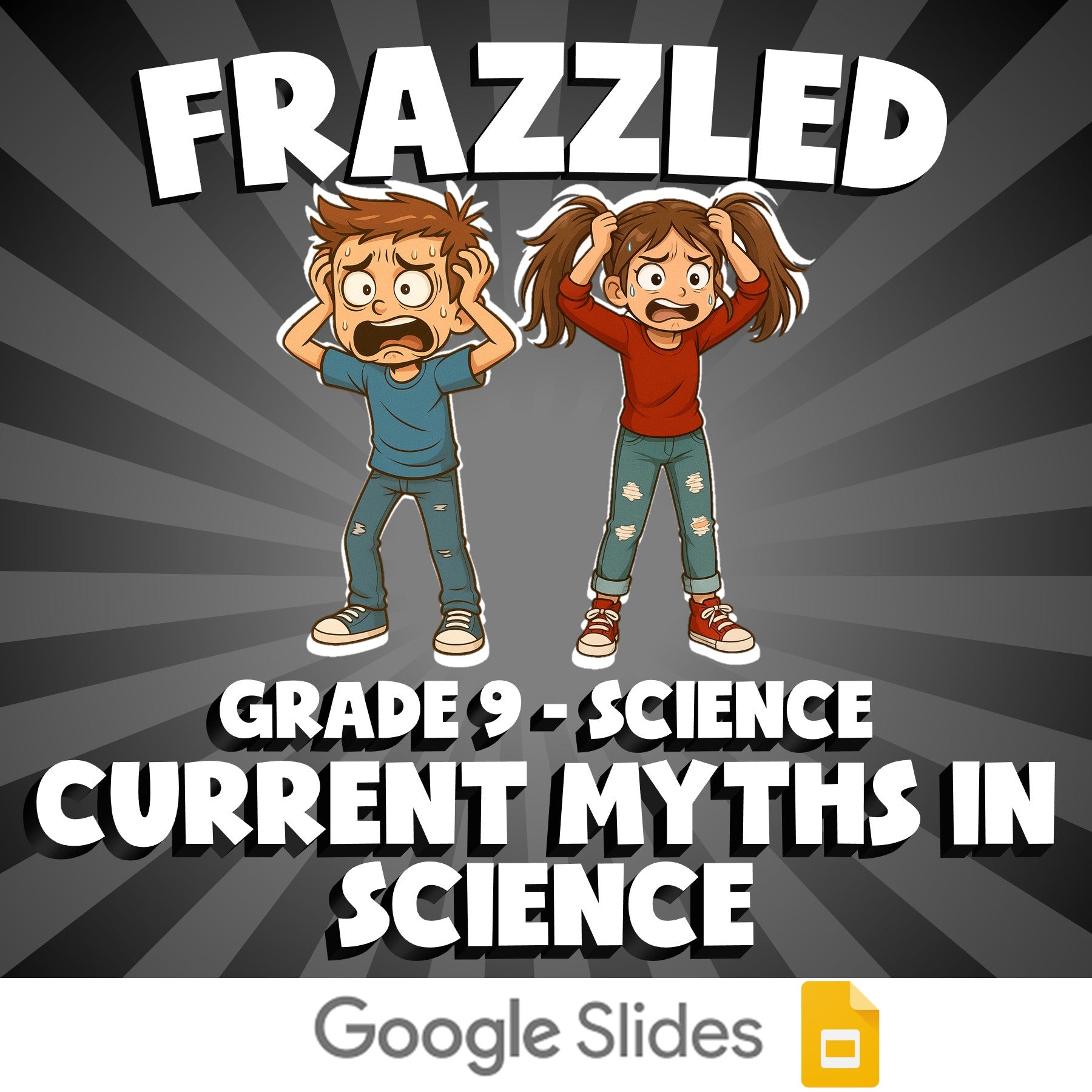 Current Myths in Science FRAZZLED Science Game - No Prep Grade 9 Review Activity