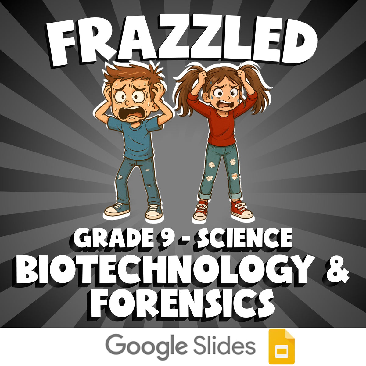 Biotechnology & Forensics FRAZZLED Science Game - No Prep Grade 9 Review
