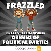 Origins of Political Parties FRAZZLED Socials Game - No Prep Grade 5 Review