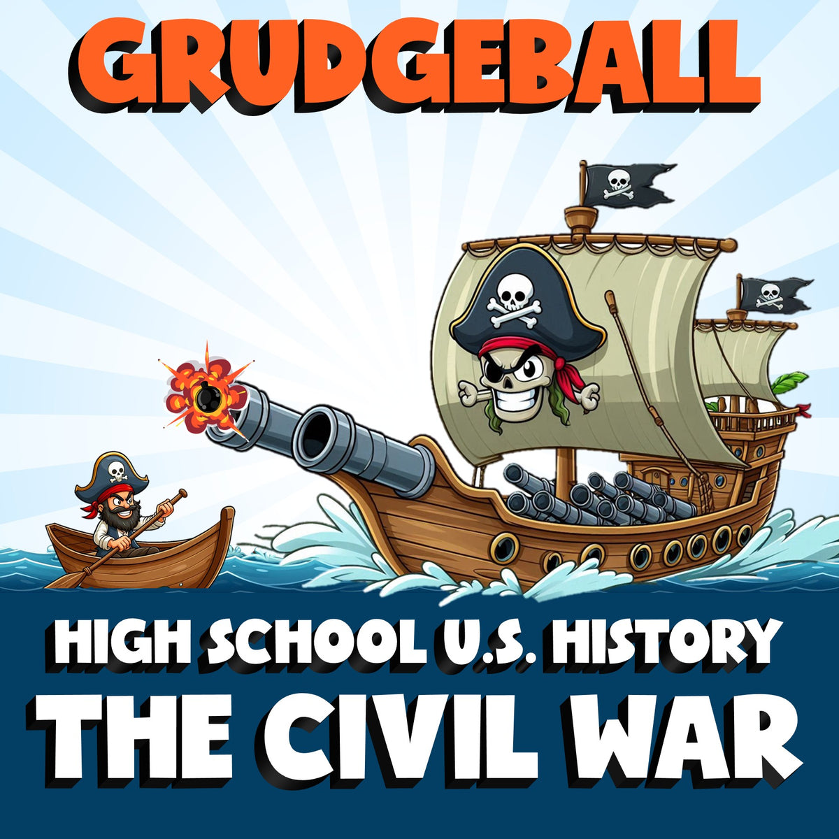 The Civil War GRUDGEBALL U.S. History Game - No Prep Review Activity