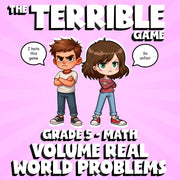 Volume Real World Problems THE TERRIBLE GAME - No Prep Grade 5 Math Review