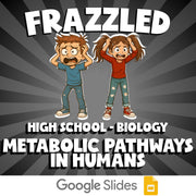 Metabolic Pathways in Humans FRAZZLED Science Game - No Prep Biology Review