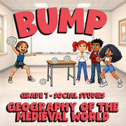 Geography of the Medieval World BUMP Socials Game - No Prep Grade 7 Review